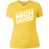 T-Shirts Vibrant Yellow / X-Small I Have the High Ground Women's Premium T-Shirt