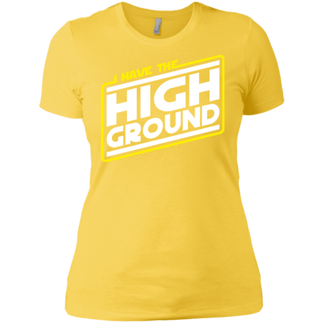 T-Shirts Vibrant Yellow / X-Small I Have the High Ground Women's Premium T-Shirt