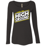T-Shirts Vintage Black / S I Have the High Ground Women's Triblend Long Sleeve Shirt