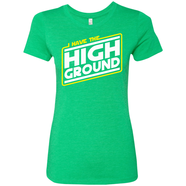 T-Shirts Envy / S I Have the High Ground Women's Triblend T-Shirt