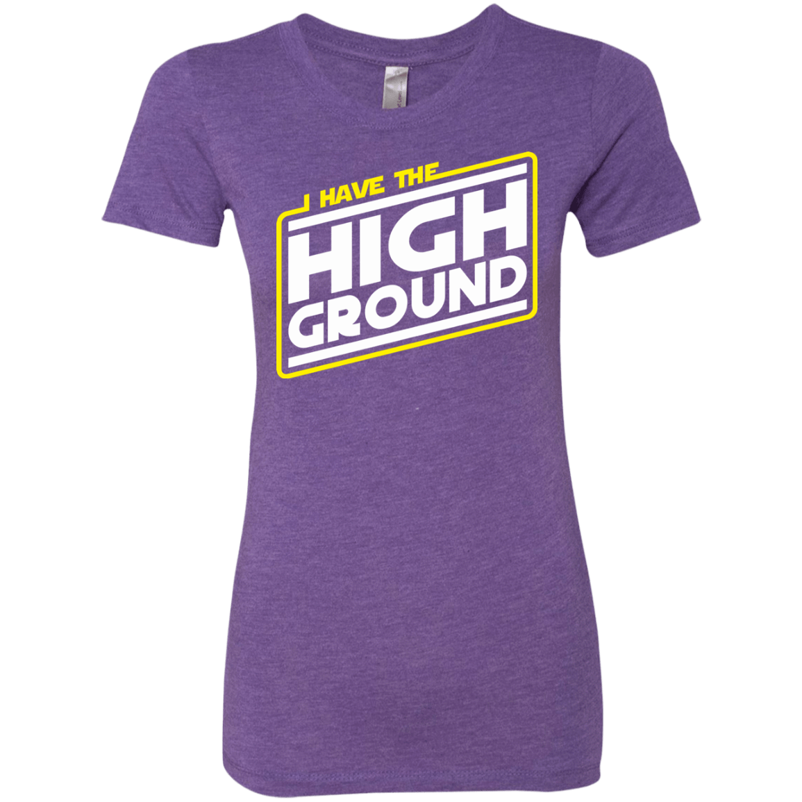 T-Shirts Purple Rush / S I Have the High Ground Women's Triblend T-Shirt