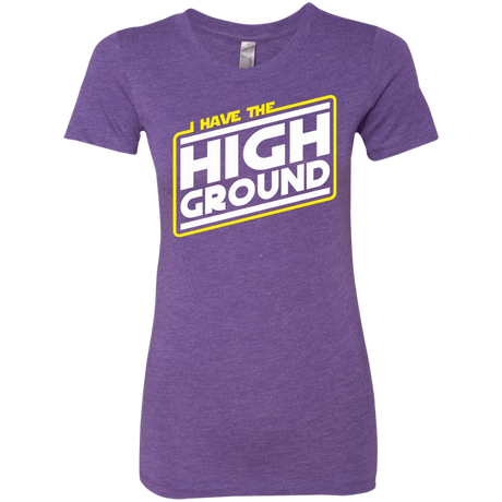 T-Shirts Purple Rush / S I Have the High Ground Women's Triblend T-Shirt