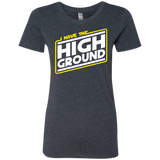 T-Shirts Vintage Navy / S I Have the High Ground Women's Triblend T-Shirt