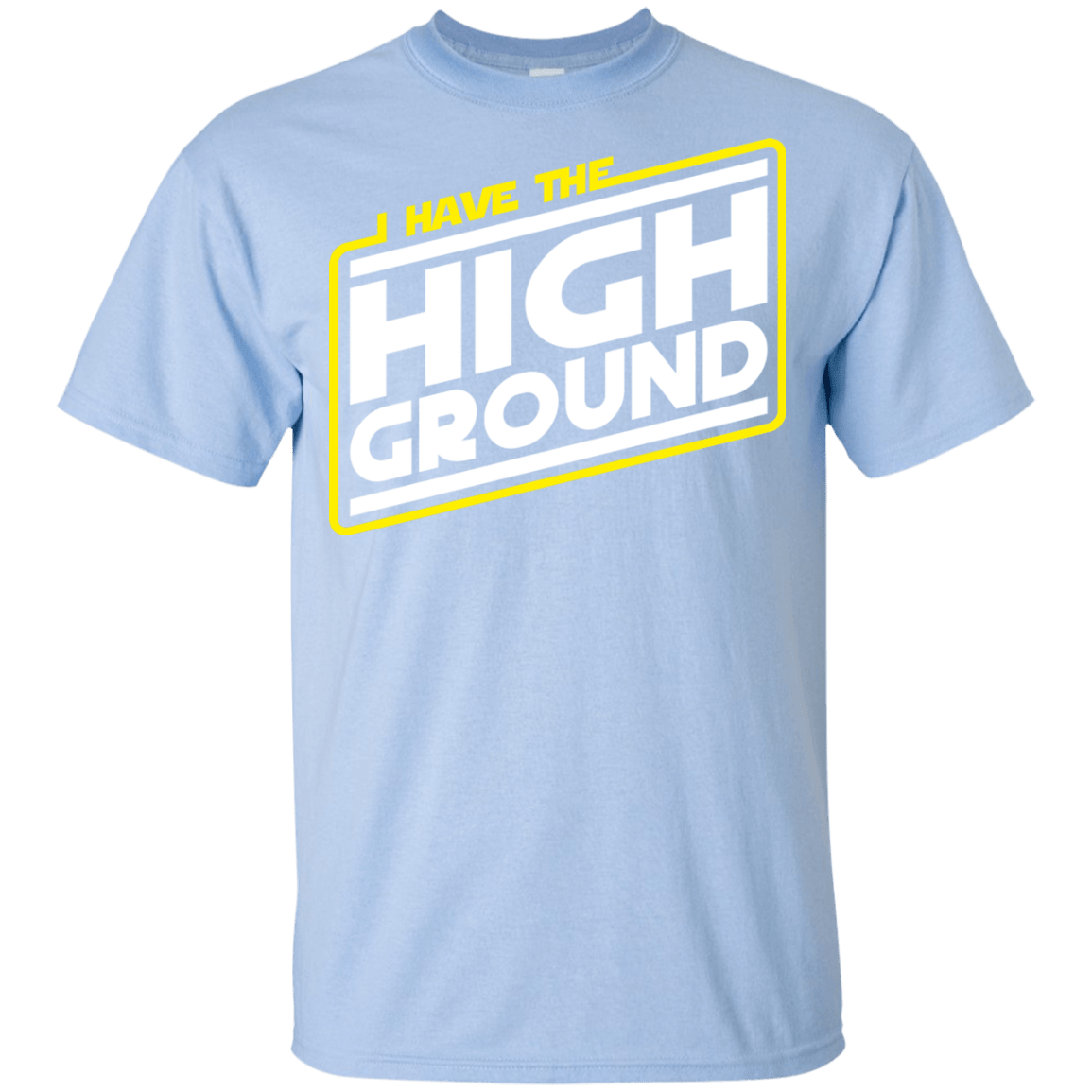 T-Shirts Light Blue / YXS I Have the High Ground Youth T-Shirt