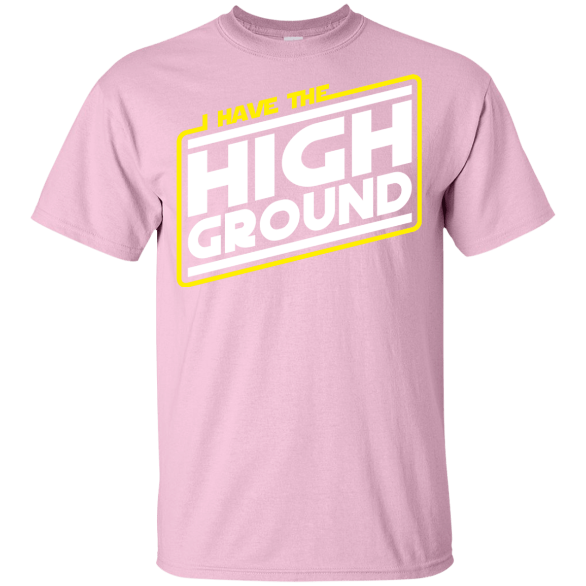 T-Shirts Light Pink / YXS I Have the High Ground Youth T-Shirt