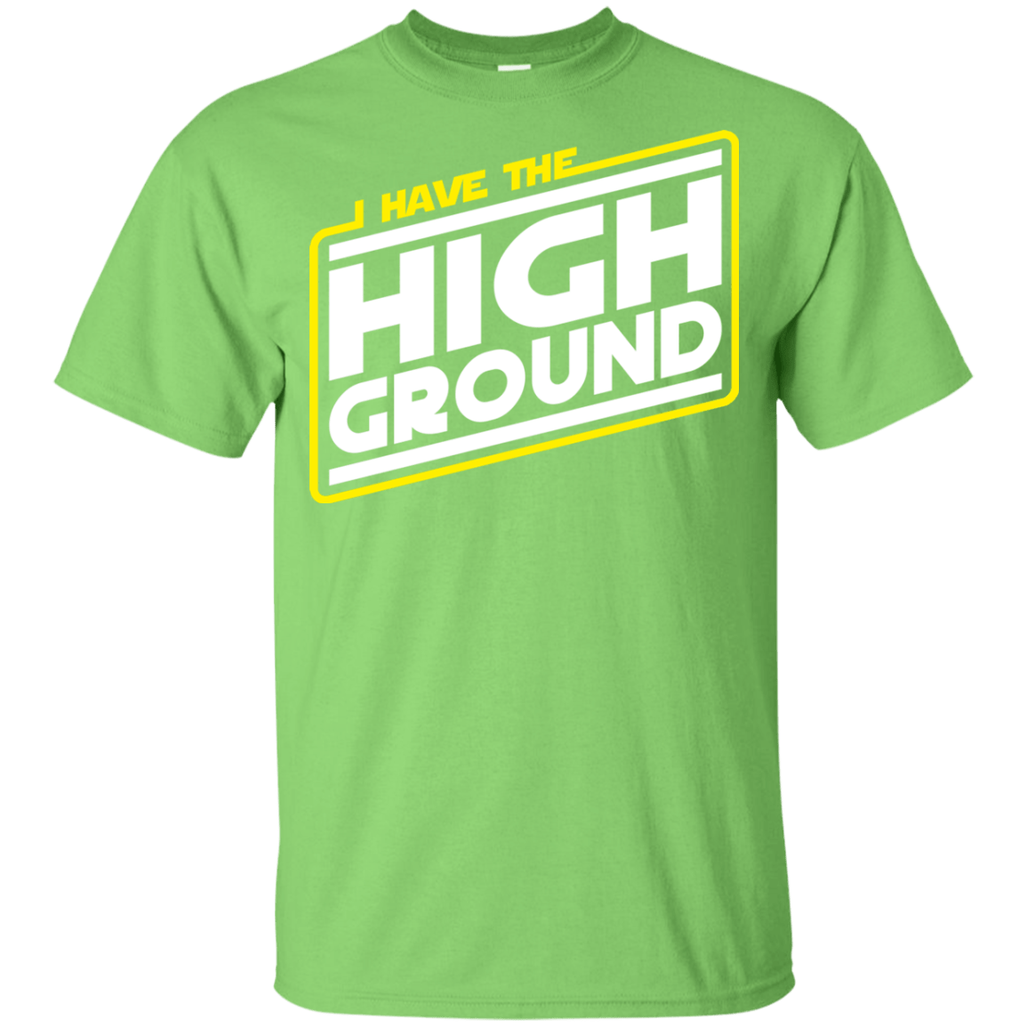 T-Shirts Lime / YXS I Have the High Ground Youth T-Shirt