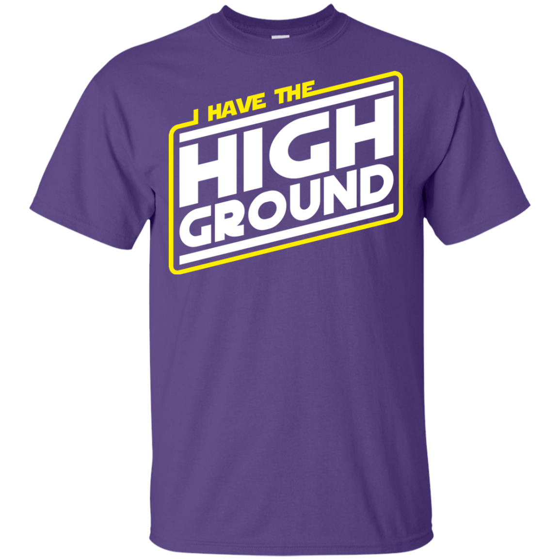 T-Shirts Purple / YXS I Have the High Ground Youth T-Shirt