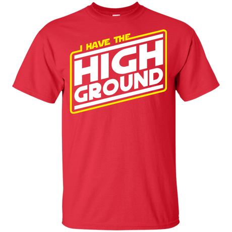 T-Shirts Red / YXS I Have the High Ground Youth T-Shirt