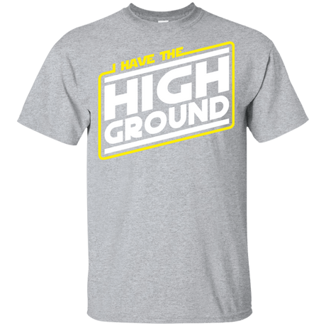 T-Shirts Sport Grey / YXS I Have the High Ground Youth T-Shirt