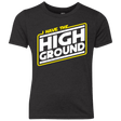 T-Shirts Vintage Black / YXS I Have the High Ground Youth Triblend T-Shirt