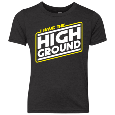 T-Shirts Vintage Black / YXS I Have the High Ground Youth Triblend T-Shirt