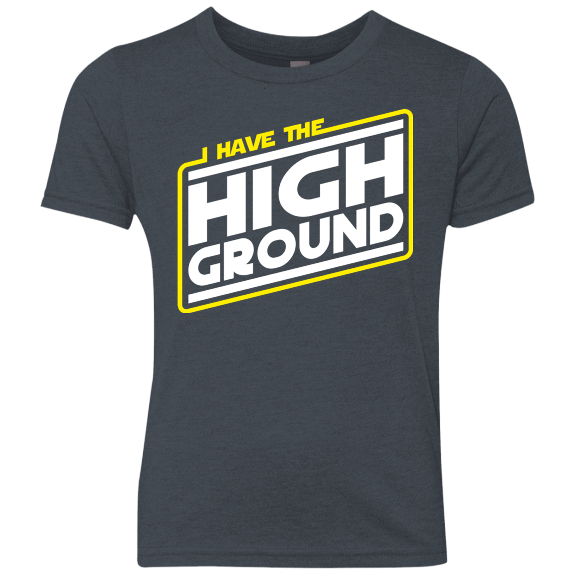 T-Shirts Vintage Navy / YXS I Have the High Ground Youth Triblend T-Shirt