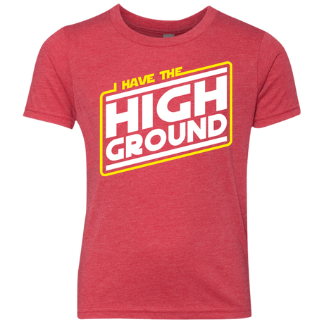 T-Shirts Vintage Red / YXS I Have the High Ground Youth Triblend T-Shirt