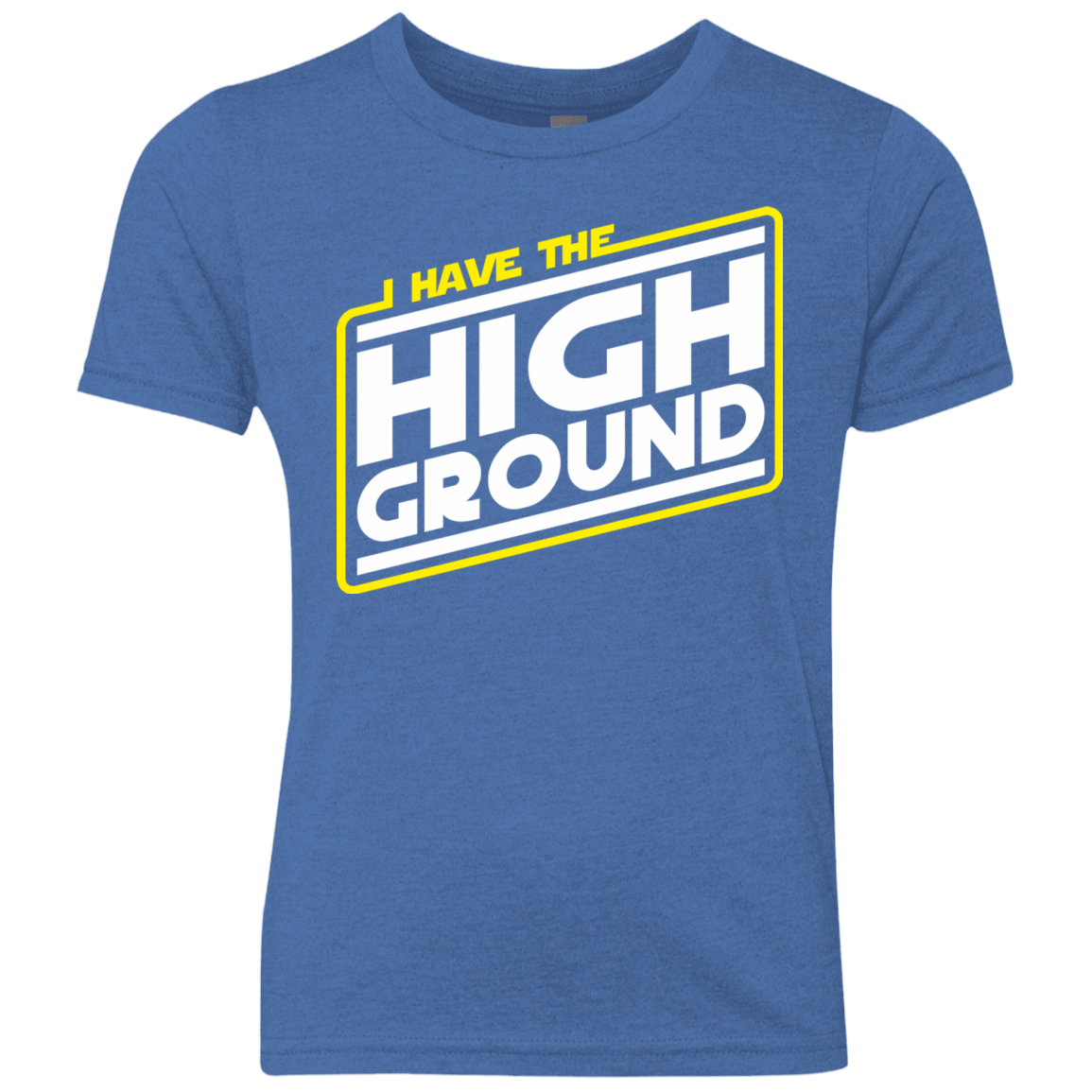 T-Shirts Vintage Royal / YXS I Have the High Ground Youth Triblend T-Shirt