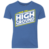 T-Shirts Vintage Royal / YXS I Have the High Ground Youth Triblend T-Shirt