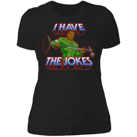 T-Shirts Black / X-Small I Have The Jokes Women's Premium T-Shirt