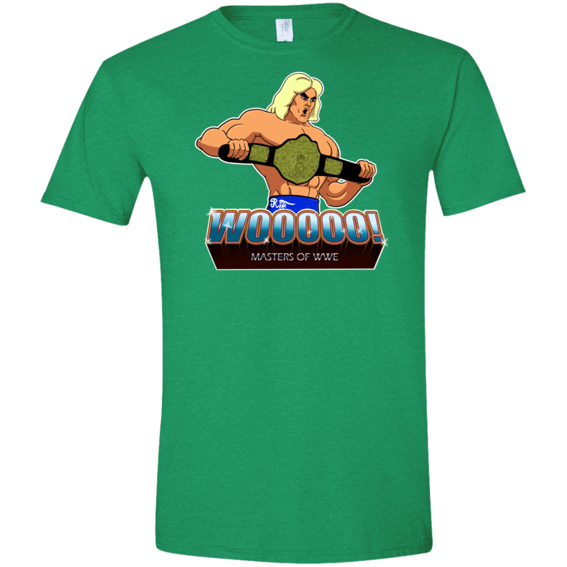 T-Shirts Heather Irish Green / S I Have The Woooooo Men's Semi-Fitted Softstyle