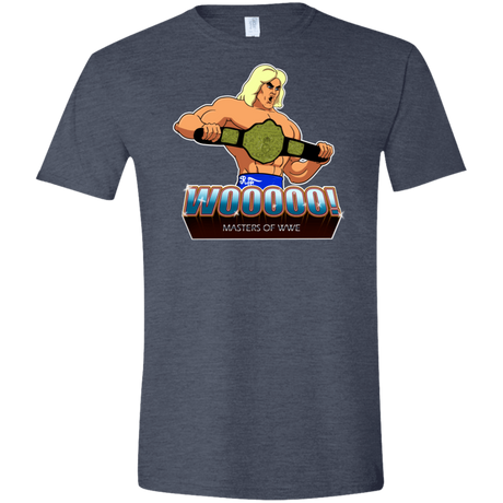 T-Shirts Heather Navy / S I Have The Woooooo Men's Semi-Fitted Softstyle