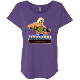 T-Shirts Purple Rush / X-Small I Have The Woooooo Triblend Dolman Sleeve