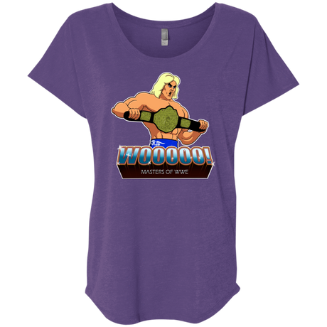 T-Shirts Purple Rush / X-Small I Have The Woooooo Triblend Dolman Sleeve