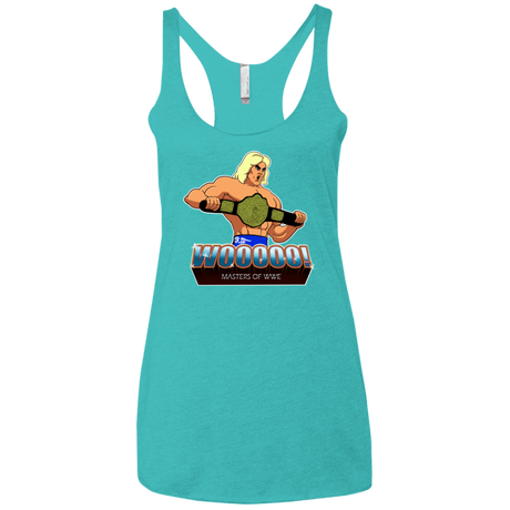 T-Shirts Tahiti Blue / X-Small I Have The Woooooo Women's Triblend Racerback Tank