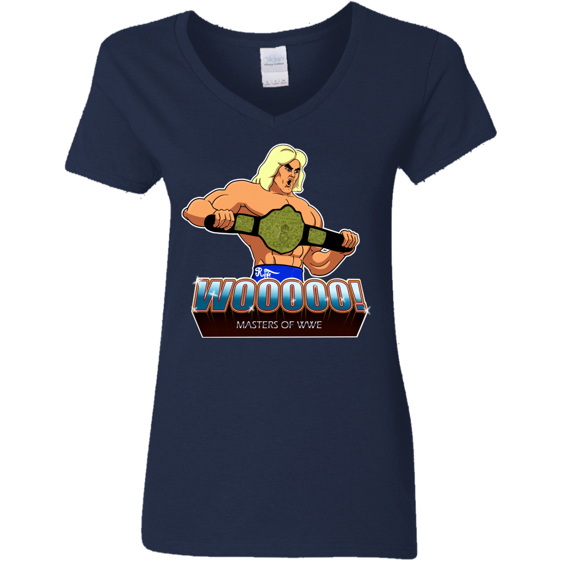 T-Shirts Navy / S I Have The Woooooo Women's V-Neck T-Shirt