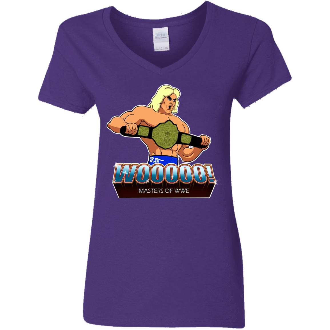 T-Shirts Purple / S I Have The Woooooo Women's V-Neck T-Shirt