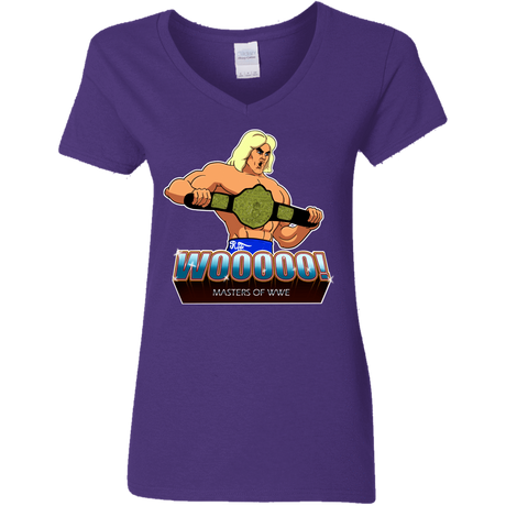 T-Shirts Purple / S I Have The Woooooo Women's V-Neck T-Shirt