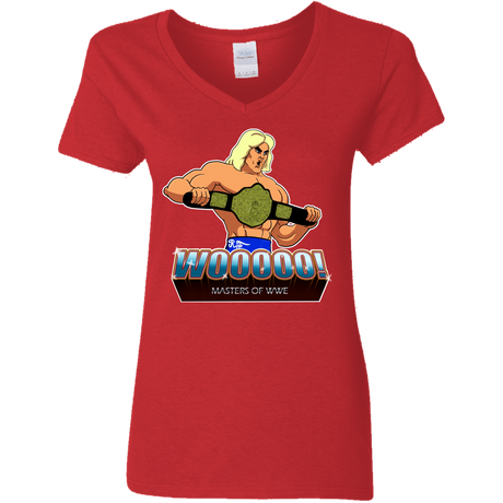 T-Shirts Red / S I Have The Woooooo Women's V-Neck T-Shirt