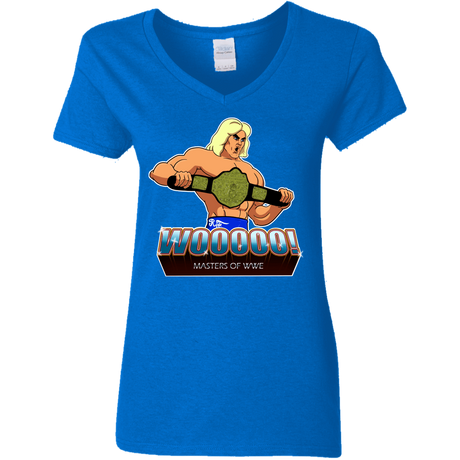 T-Shirts Royal / S I Have The Woooooo Women's V-Neck T-Shirt