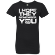 T-Shirts Black / YXS I Hope They Remember You Girls Premium T-Shirt