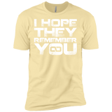 T-Shirts Banana Cream / X-Small I Hope They Remember You Men's Premium T-Shirt