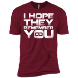 T-Shirts Cardinal / X-Small I Hope They Remember You Men's Premium T-Shirt