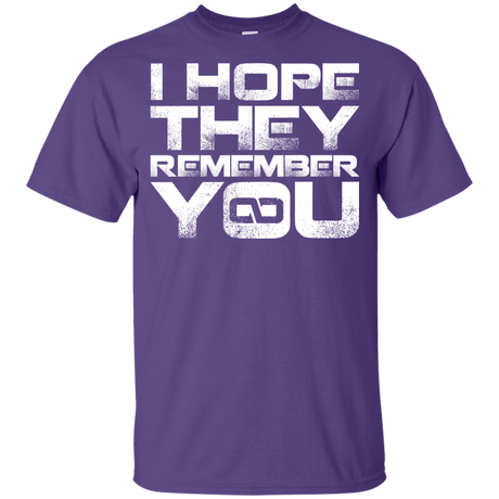 T-Shirts Purple / YXS I Hope They Remember You Youth T-Shirt