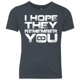 T-Shirts Vintage Navy / YXS I Hope They Remember You Youth Triblend T-Shirt