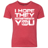 T-Shirts Vintage Red / YXS I Hope They Remember You Youth Triblend T-Shirt