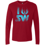 T-Shirts Cardinal / Small I Jedi SW Men's Premium Long Sleeve