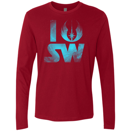 T-Shirts Cardinal / Small I Jedi SW Men's Premium Long Sleeve