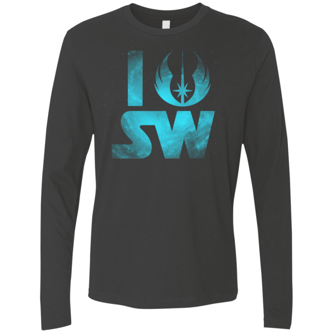 T-Shirts Heavy Metal / Small I Jedi SW Men's Premium Long Sleeve