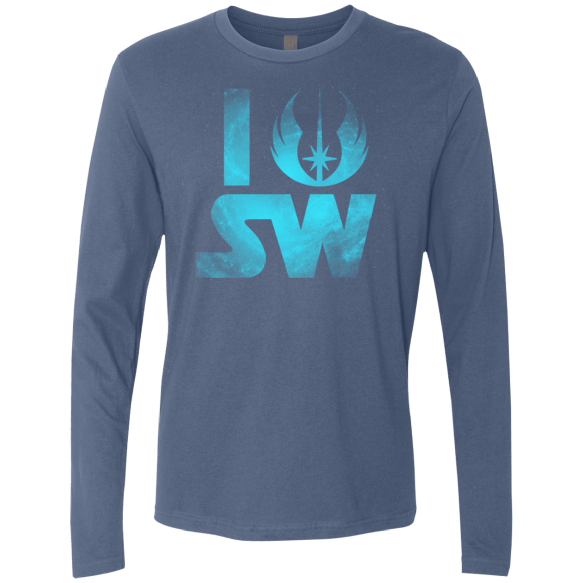 T-Shirts Indigo / Small I Jedi SW Men's Premium Long Sleeve