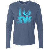 T-Shirts Indigo / Small I Jedi SW Men's Premium Long Sleeve