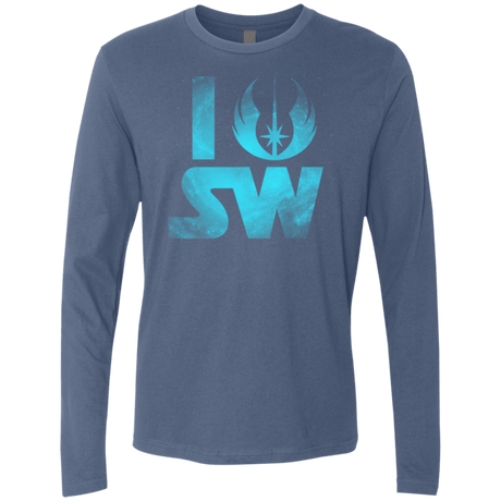 T-Shirts Indigo / Small I Jedi SW Men's Premium Long Sleeve