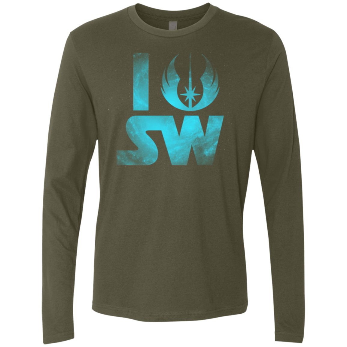 T-Shirts Military Green / Small I Jedi SW Men's Premium Long Sleeve