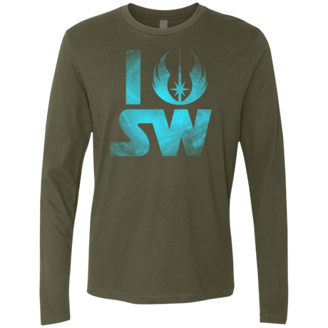 T-Shirts Military Green / Small I Jedi SW Men's Premium Long Sleeve