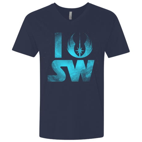 T-Shirts Midnight Navy / X-Small I Jedi SW Men's Premium V-Neck