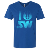 T-Shirts Royal / X-Small I Jedi SW Men's Premium V-Neck