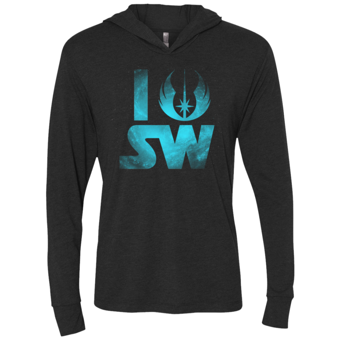T-Shirts Vintage Black / X-Small I Jedi SW Triblend Long Sleeve Hoodie Tee