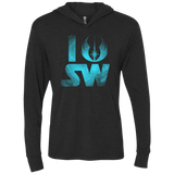 T-Shirts Vintage Black / X-Small I Jedi SW Triblend Long Sleeve Hoodie Tee