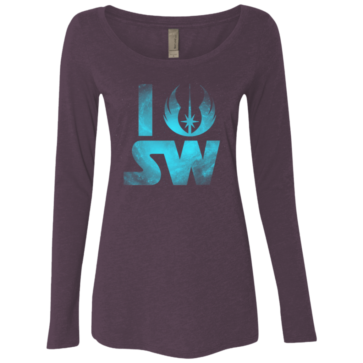 T-Shirts Vintage Purple / Small I Jedi SW Women's Triblend Long Sleeve Shirt