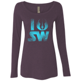 T-Shirts Vintage Purple / Small I Jedi SW Women's Triblend Long Sleeve Shirt